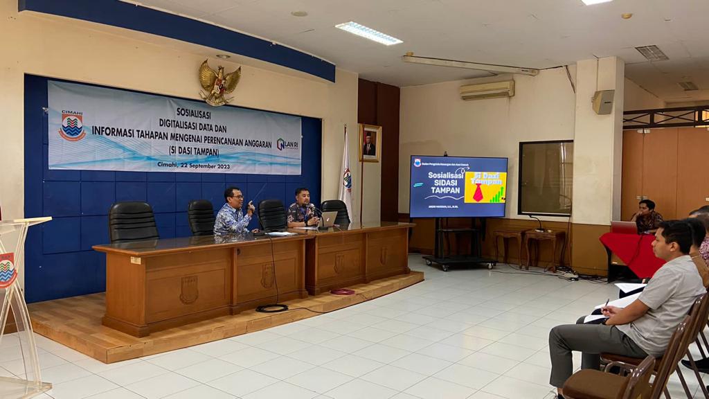 BPKAD Kota Cimahi menggelar Sosialisasi Digitalisasi Data dan Informasi Tahapan Mengenai Perencanaan Anggaran