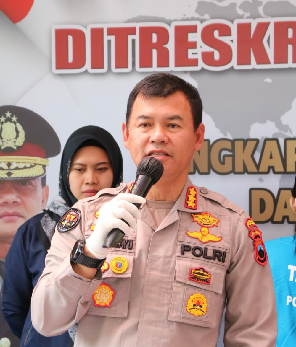 Kabidhumas Kombes Pol Satake Bayu Setianto dalam keterangannya saat Pres Release di Mapolda Jateng pada Jumat (22/9/2023) siang.